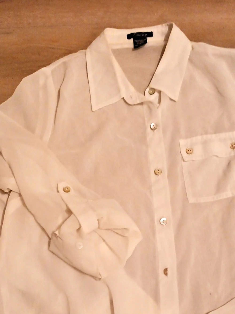 White  Button Down Size L Bundle Of 2 - Picture 3 of 9